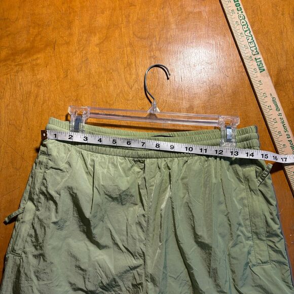 urban outfitters womens sweatpants size M light green with reflective sides - Picture 5 of 5